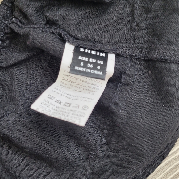 TWO Front Tie Cami Tops Size S Pink and Black - Picture 6 of 9